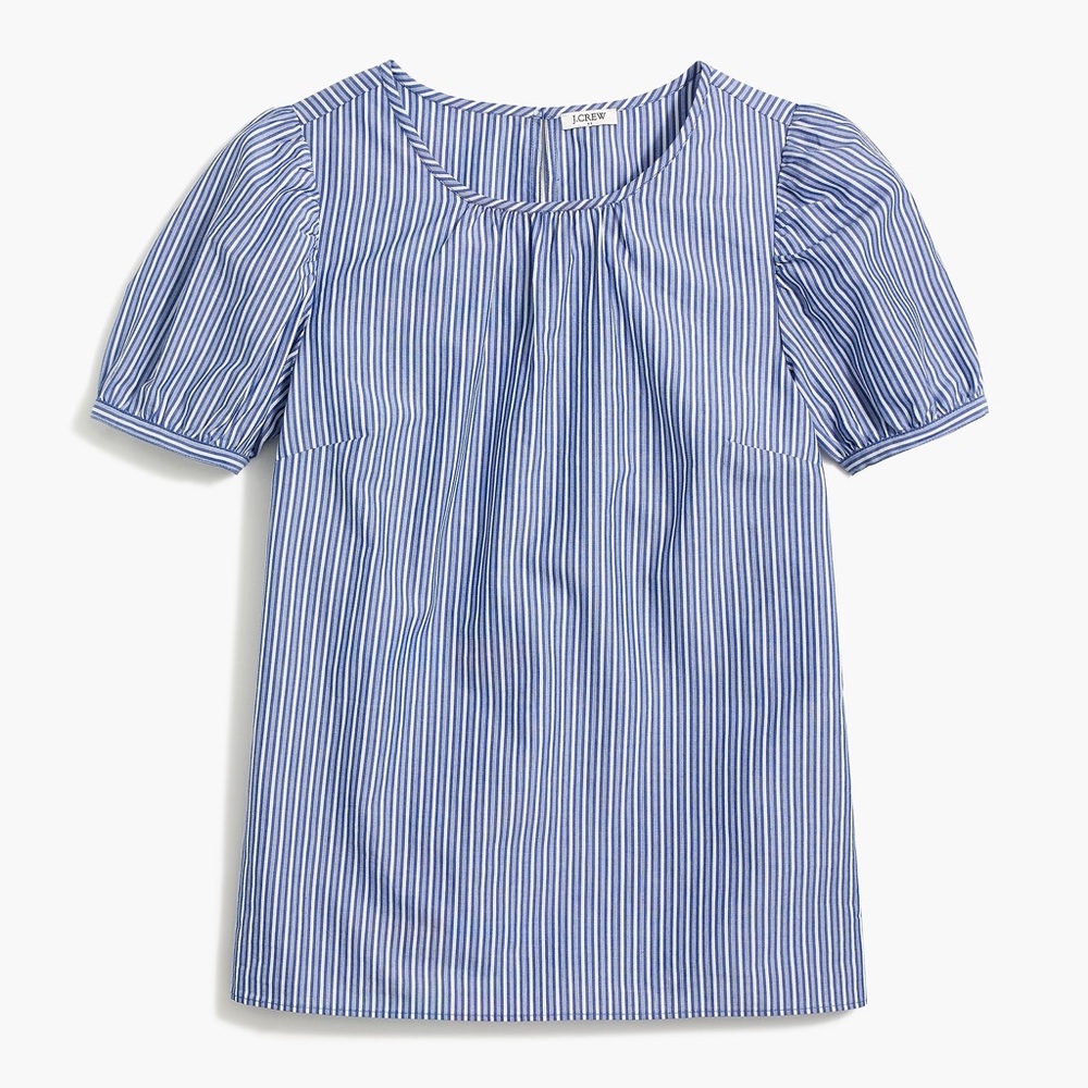 J. Crew Factory Puff Sleeved Women’s Blouse M